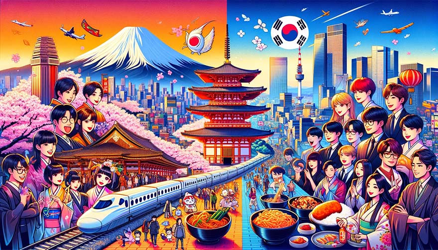 Japan vs Korea for international students - differences